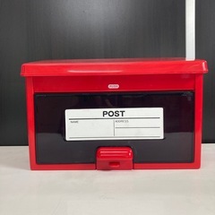 J011) ポスト　赤ポスト　美品　の画像