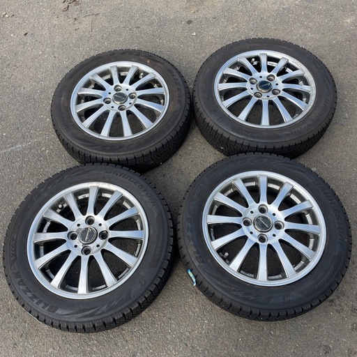 BRIDCESTONE BLIZZAK VRX2 2023年製155/65/R14 タイヤホイール4本セット