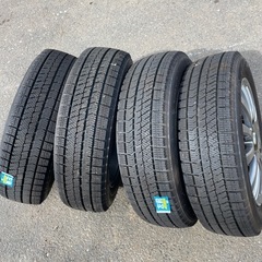 BRIDCESTONE BLIZZAK VRX2 2023年製155/65/R14 タイヤホイール4本セットの画像