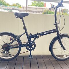 OPTIMAオプティマ　２０インチ折りたたみ自転車　シマノ６段変速　引取専用の画像