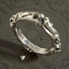 クロムハーツ◆Chrome hearts◆SBTバンド　リング◆15号◆シルバー925◆指輪の画像