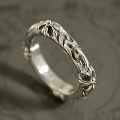 クロムハーツ◆Chrome hearts◆SBTバンド　リング◆15号◆シルバー925◆指輪の画像
