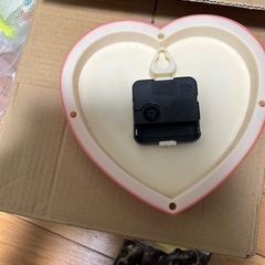ハートの時計の画像