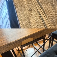 ダイニングテーブル　セット　ダークブラウン　ブラウン系　チェア4脚　の画像