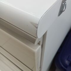 ★リユースのサカイ日立店★HJ8102 NITORI レンジボード ホワイト H205×D49×W80 クリーニング済み の画像