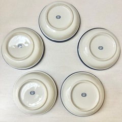 【ネット決済・配送】  たち吉　青い鳥の絵柄　お皿　5枚セット　鳥の絵変わり　デザート　スウィーツ　プレート　たちきち　タチキチ　タチ吉 Tachikichi の画像