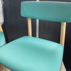 J012) ⭐︎新品・未使用⭐︎ 美品✨Oliver 椅子　チェア　オリバー　2脚で9000円‼️ 4脚ございます。　ティファニーブルー　木製　木製チェア　SCW-F670•AL•C　の画像