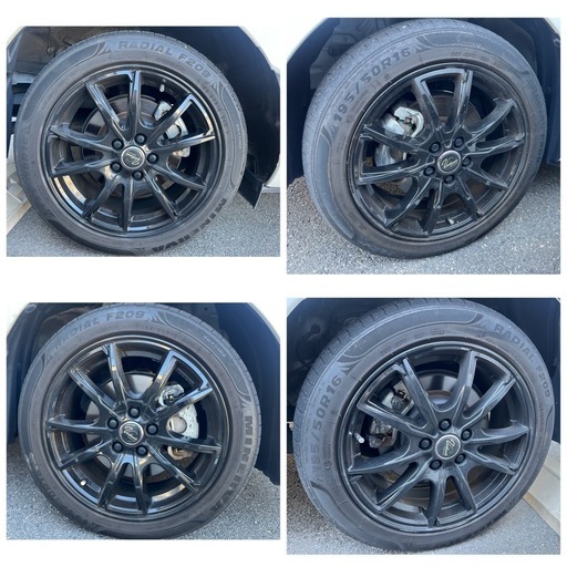 16インチ　ホイール付きタイヤ　4本セット