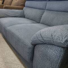 💺東京インテリア/2Pソファ/ハイバック/ファブリック/№3446💺の画像
