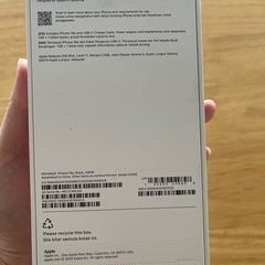 未開封iPhone 16e  　の画像