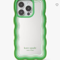 美品♡ケイトスペード シリコン ミラード アイフォン 16 Pro ケースの画像