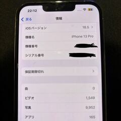Apple iPhone 13 Pro シエラブルー　256GB 本体の画像