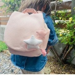 mocmof お星さまリュック（ベビーピンク）の画像
