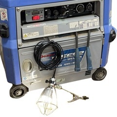 ◯動作品 デンヨー 防音型エンジン溶接機 ウェルダー 発電機 DENYO GAW-185ES2 インバーター 185A 3.0kVA 100V 中古品■ジモティ姫路の画像