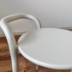 【ほぼ新品】無印良品　屋内外で使えるアルミスツールの画像