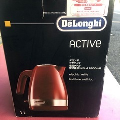 NO：4060デロンギアクティブ電気ケトル‼️未使用超お買い得品❣️の画像