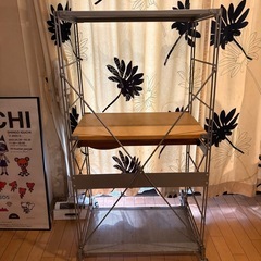 無印良品 スチールユニットシェルフ パソコンデすくスクの画像