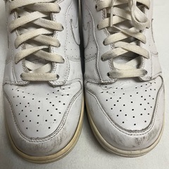 NIKE DANK ホワイトハイカット　27cmの画像
