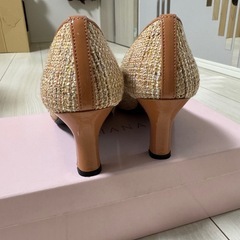 DIANA ツイード ハイヒールパンプス 22cmEEサイズの画像