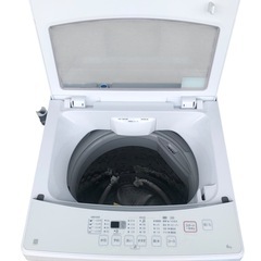 洗濯機 ニトリ NTR60 横幅 6.0kg ホワイト 送風 乾燥機能付き 全自動 一人暮らし クリーニング済み 2021年製　※商談中
の画像