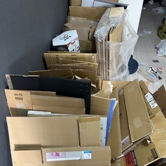 【無料】 　使用済みダンボール まとめてお譲りしますの画像