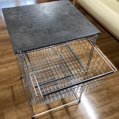 ワイヤーストッカー【町田市再生家具】1023の画像