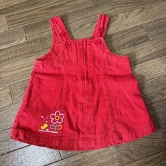 ミキハウス　ジャンパースカート　80の画像