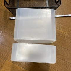 ダイソー　収納ボックス　ワイヤーカゴの画像