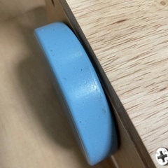 手押し車　木製　カタカタの画像