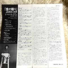 ★【ジャニス・イアンのアルバム『愛の翳り』の日本盤LPレコード】です！の画像
