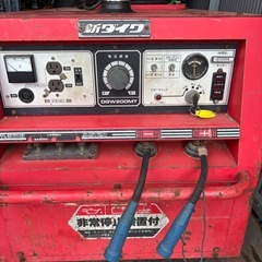 エンジンウェルダー　200V、溶接　軽油の画像