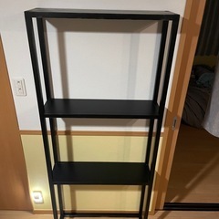 角パイプ　壁ラック（家庭用）