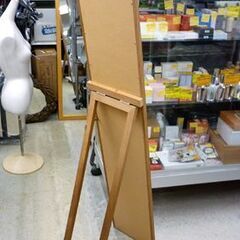 ☆姿見 全身鏡 縦1500mm 横280mm 奥行450mm スタンドミラー 木枠 札幌市 豊平区 平岸店の画像