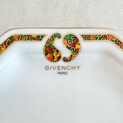 【ネット決済・配送】 GIVENCHY ジバンシー　お皿　5枚セット　デザート　スウィーツ　プレート　未使用美品　花柄　金縁　ジバンシィ　ジヴォンシー の画像