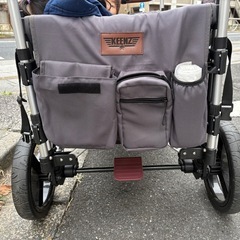 限定価格KEENZ ストローラーワゴン 2人乗りワゴンベビーカー 2人乗りベビーカーの画像