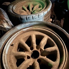 今日のみ値下げ当時物ワタナベホイール15インチの画像