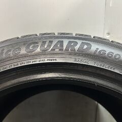 【走行短め】YOKOHAMA ice GUARD iG60 275/40R18 18インチ スタッドレス 1本 23年製 BMW/5シリーズ/6シリーズ ジャガー/Fタイプ等 (MTF157)クレジットカード QRコード決済可能の画像
