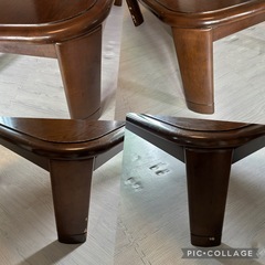 【山善】高さ調節可能　長方形　こたつ机　 120×80㎝　の画像