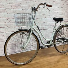 【10/31まで決算セール¥3000値引中】【大人用】整備済 サイモト 27型ハシゴ 中古自転車 白　色 <自転車のオオムラ 静岡店>の画像