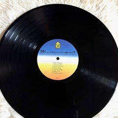 ★【1978年にリリースされた原田真二のファースト・アルバム『Feel Happy』のLPレコードジャケット】です！の画像