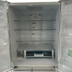 【ファミリー向け★大容量】HITACHI 日立 6ドア冷蔵庫 R-XG4800G 475L 2017年製◇ノンフロン 観音開きの画像