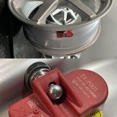 Weds TAS JAPAN TECMAG テクマグ 17インチ 4本 7J5HPCD112+40 空気圧センサー VW/ザ・ビートル/パサート/ティグアン/シャラン等　(MHG009)クレジットカード QRコード決済可能の画像