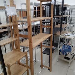 ★リユースのサカイ日立店★HJ8107 IKEA ラック ナチュラルブラウン H178.5×D30×W89 クリーニング済み の画像