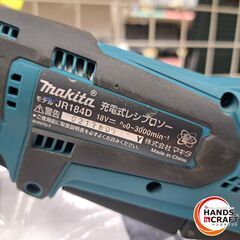 ✨マキタ　中古　JR184D　充電式レシプロソー　18V　本体のみ　説明書付き✨うるま市田場✨の画像