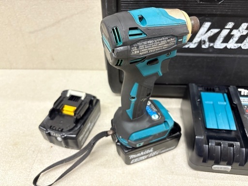 ?【電動工具】makita18VインパクトTD172D フルセット 【地域最大級電動工具売り場高価買取アールワン田川】