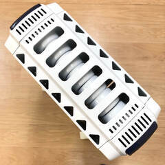 ss7979　デロンギ オイルヒーター QSD0712-MB ホワイト 7枚フィン 1200W 3～8畳 DeLonghi キャスター付 ヒーター 暖房 白 タイマー ストーブ 静か クリーン オイルヒーター 中古の画像