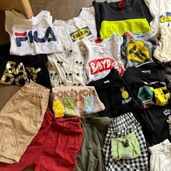 120cm夏服25着まとめ売りの画像