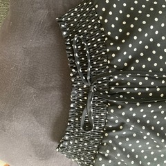 水玉ロングキュロットパンツの画像
