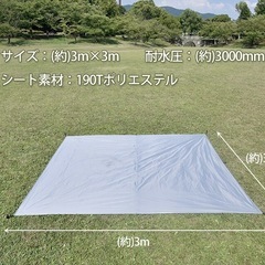 新品未使用　アウトドア　レクタタープの画像