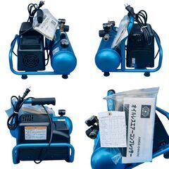 ★オイルレスエアーコンプレッサー★PUMA　SK11　AM02-04N(N)　2012年製　0.8MPa　タンク容量4L　12L/min　取扱説明書の画像